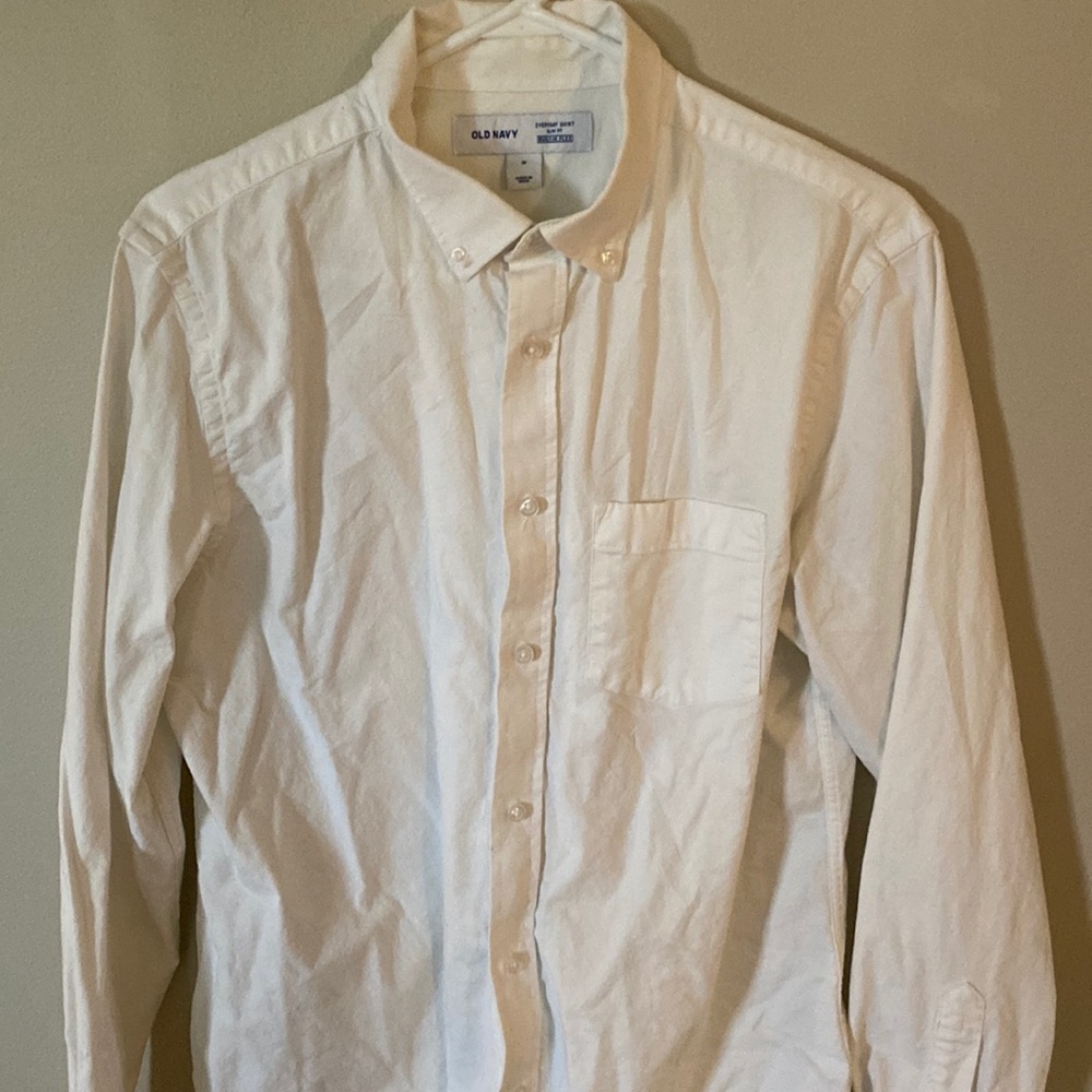Old Navy White Button Down- Medium